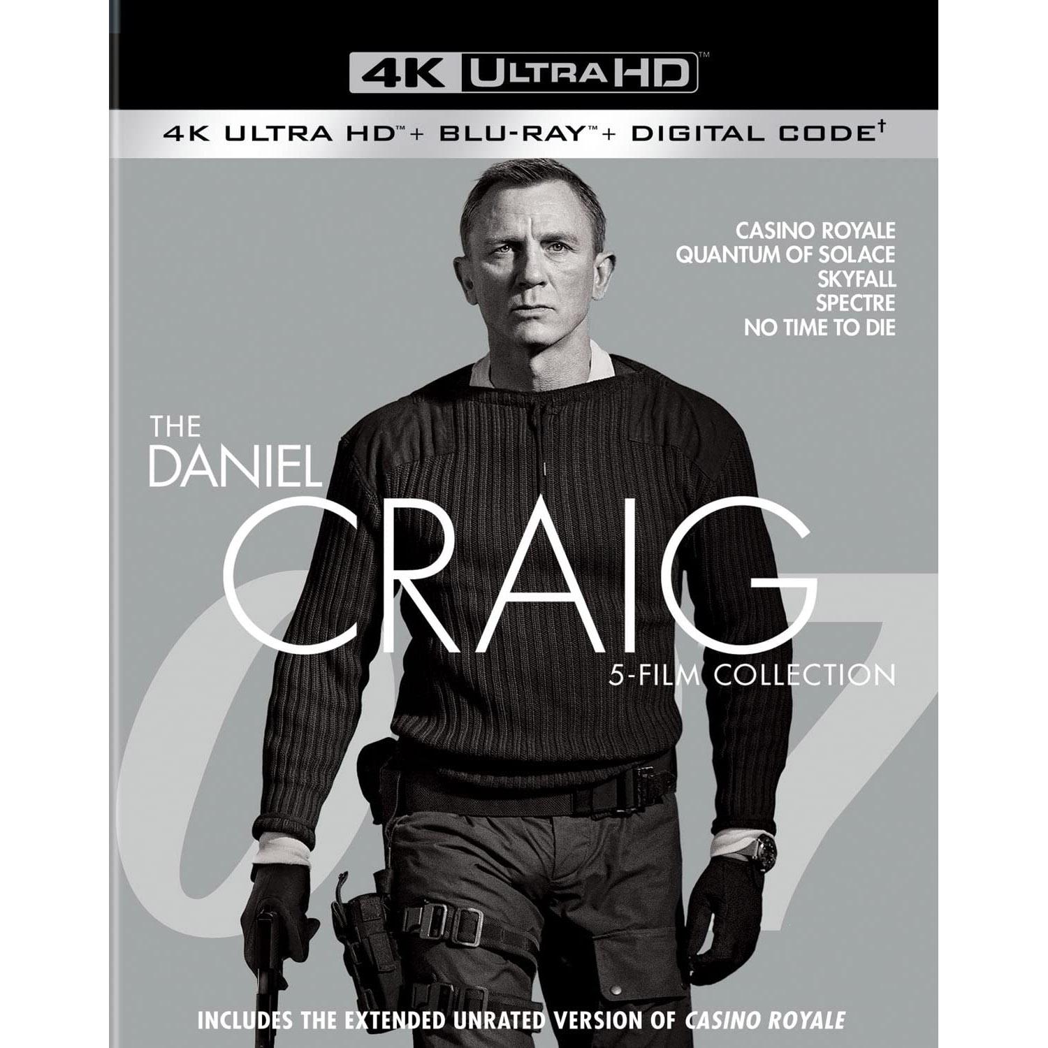 James Bond The Daniel Craig 5-Film Collection Blu-ray for $34.99 Shipped