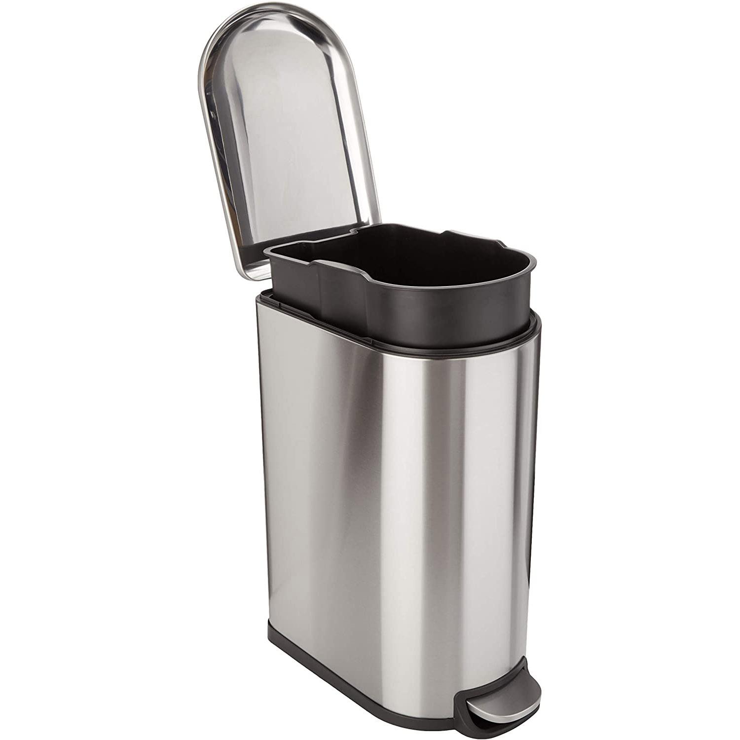 Amazon Basics Smudge Resistant 40L Rectangular Trash Can for $41.78 Shipped