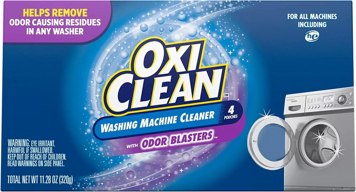 OxiClean Washing Machine Cleaner 4 Pack for $5.25 Shipped