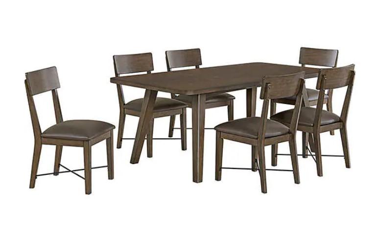 Metro 7-Piece Dining Table and Chair Set for $599.99 Shipped