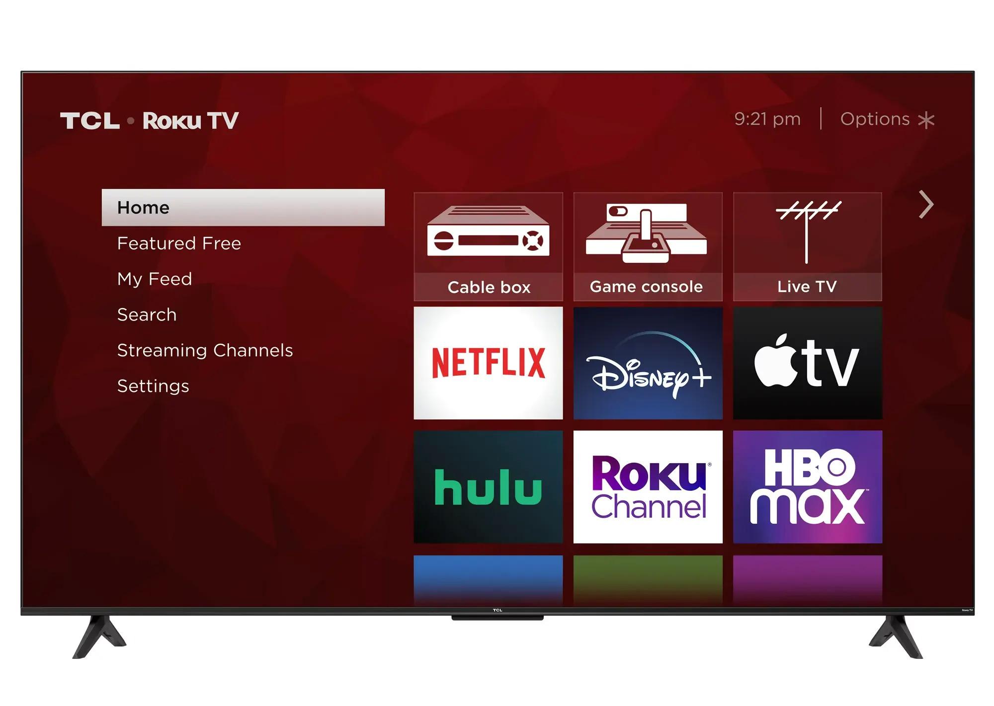 65in TCL 4-Series 4K UHD HDR Smart Roku TV for $328 Shipped