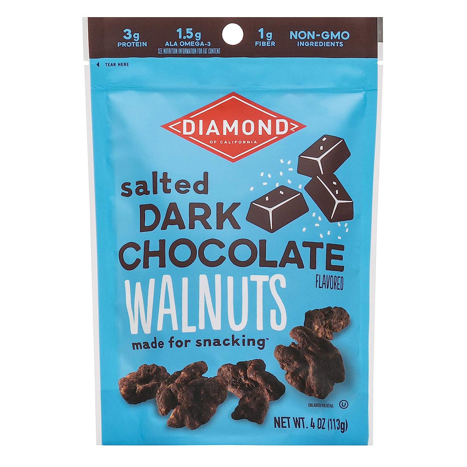 Diamond of California Salted Dark Chocolate Walnuts for $1.99 Shipped