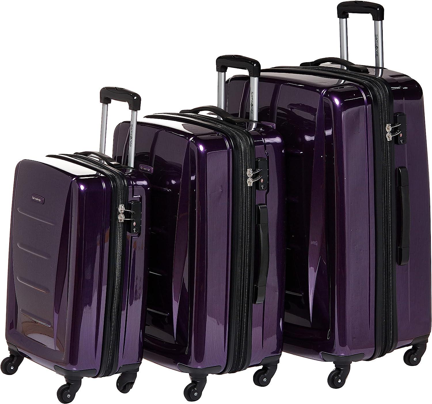 Samsonite Winfield 2 Hardside Purple Luggage Set for $230.03 Shipped