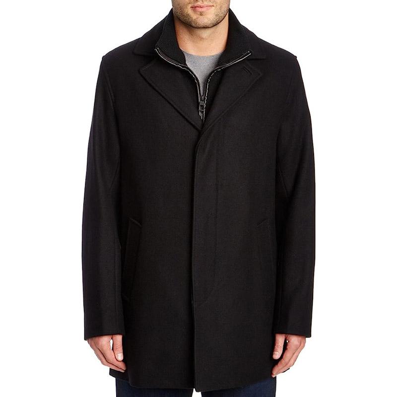 Cole Haan Mens Classic Melton Top Coat Deals