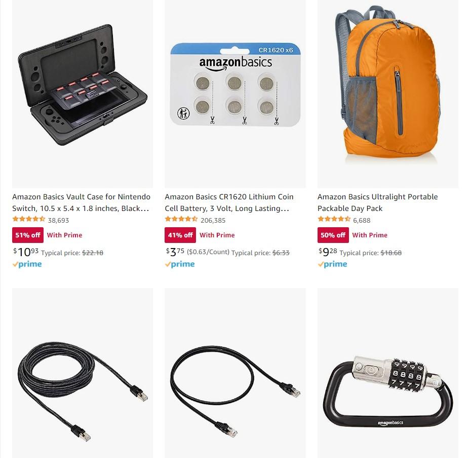 Amazon Brand Clearance Deals 50 Off