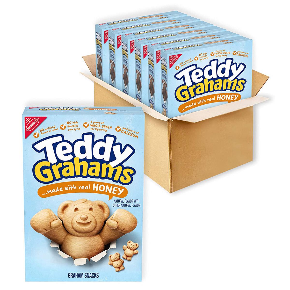 Teddy Grahams Honey Graham Snacks 6 Pack for $15.53 Shipped