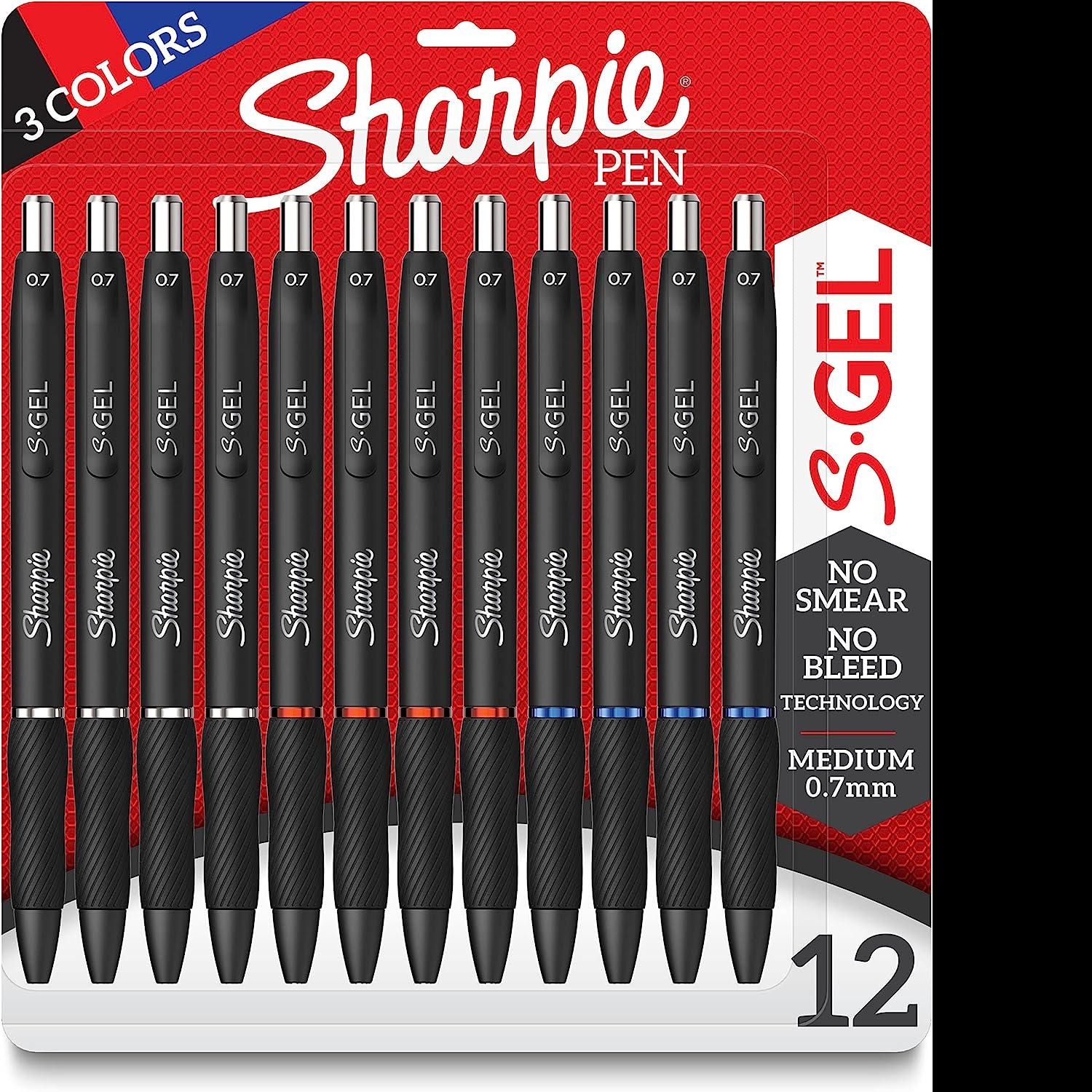 Sharpie S-Gel 0.7mm Medium Point Gel Pens 12 Pack for $9.49 Shipped