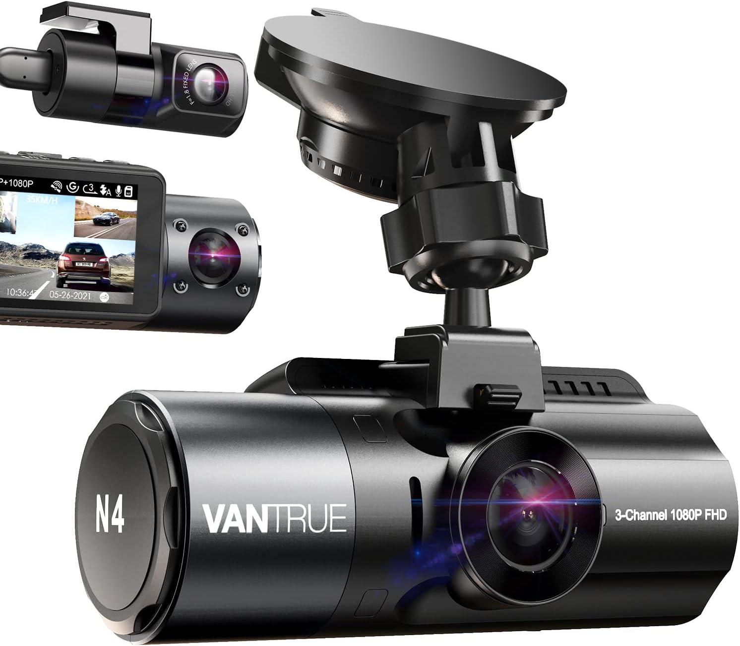 Vantrue N4 3 Channel 4K Dash Cam for $153.99 Shipped