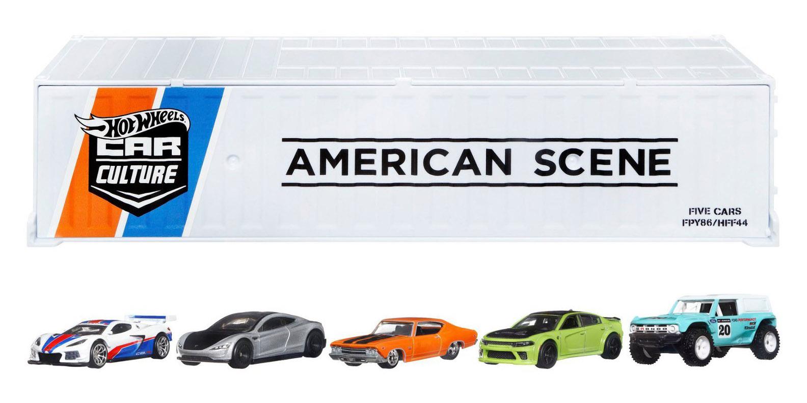 Hot Wheels Premium Car Culture American Scene HFF44 5-Pack for $14.99