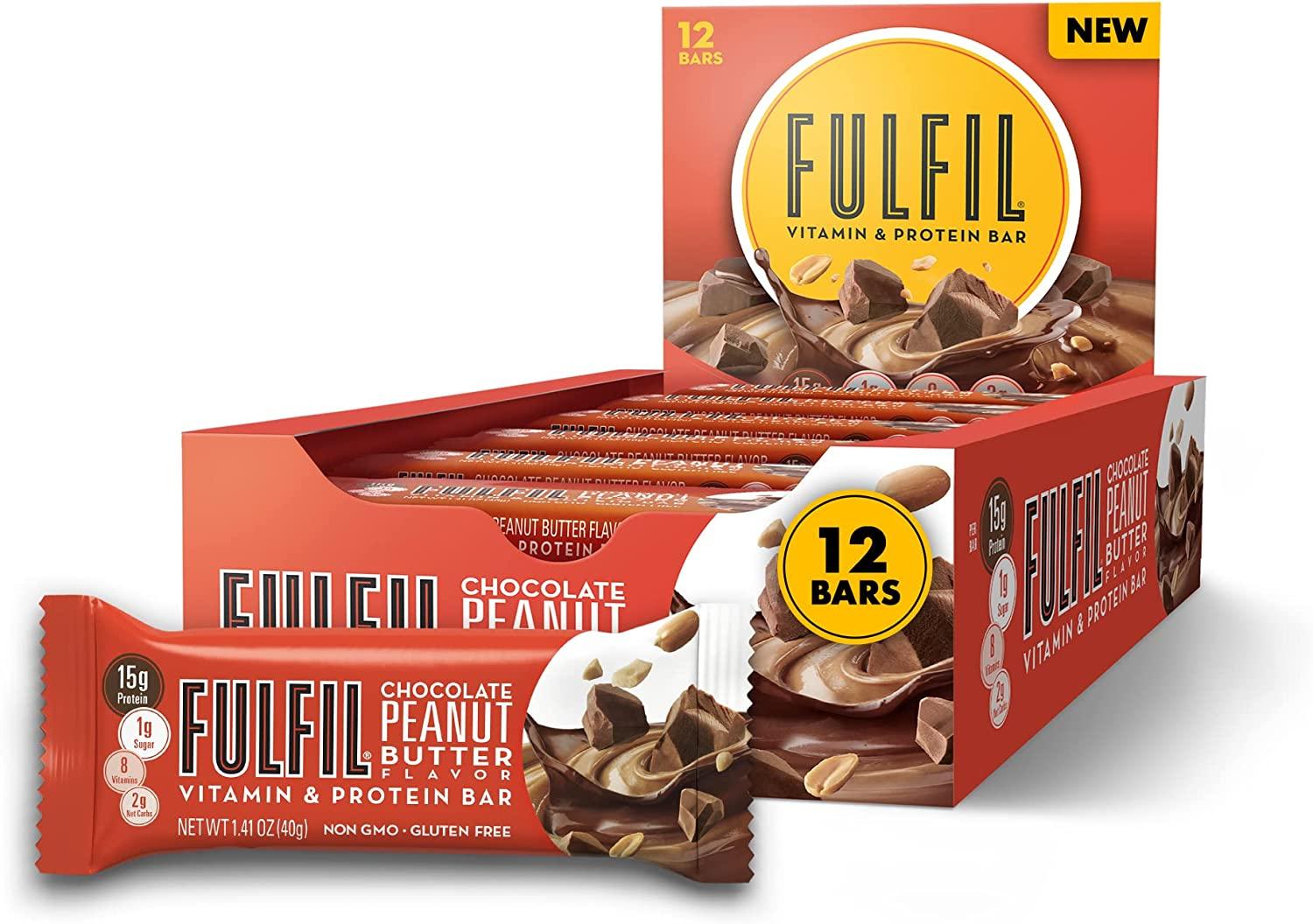 Fulfil Vitamin and Protein Bars 12 Pack for $11.50 Shipped