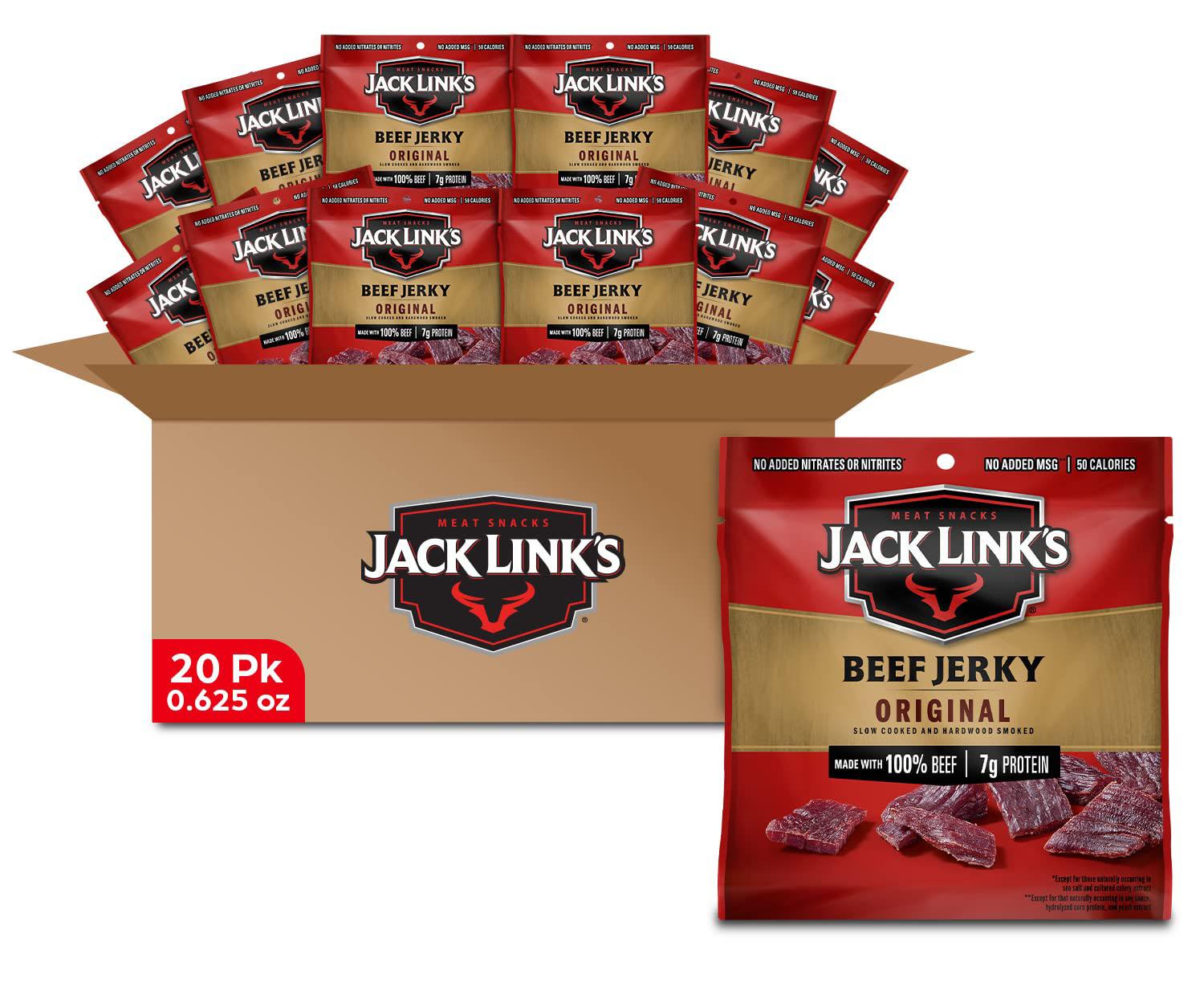 Jack Links Beef Jerky Multipack Bags 20 Pack for $12.47 Shipped