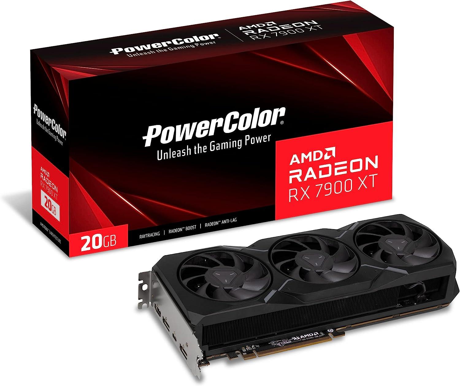 PowerColor AMD Radeon RX 7900 XT 20GB GDDR6 Graphics Card for $749.99 Shipped