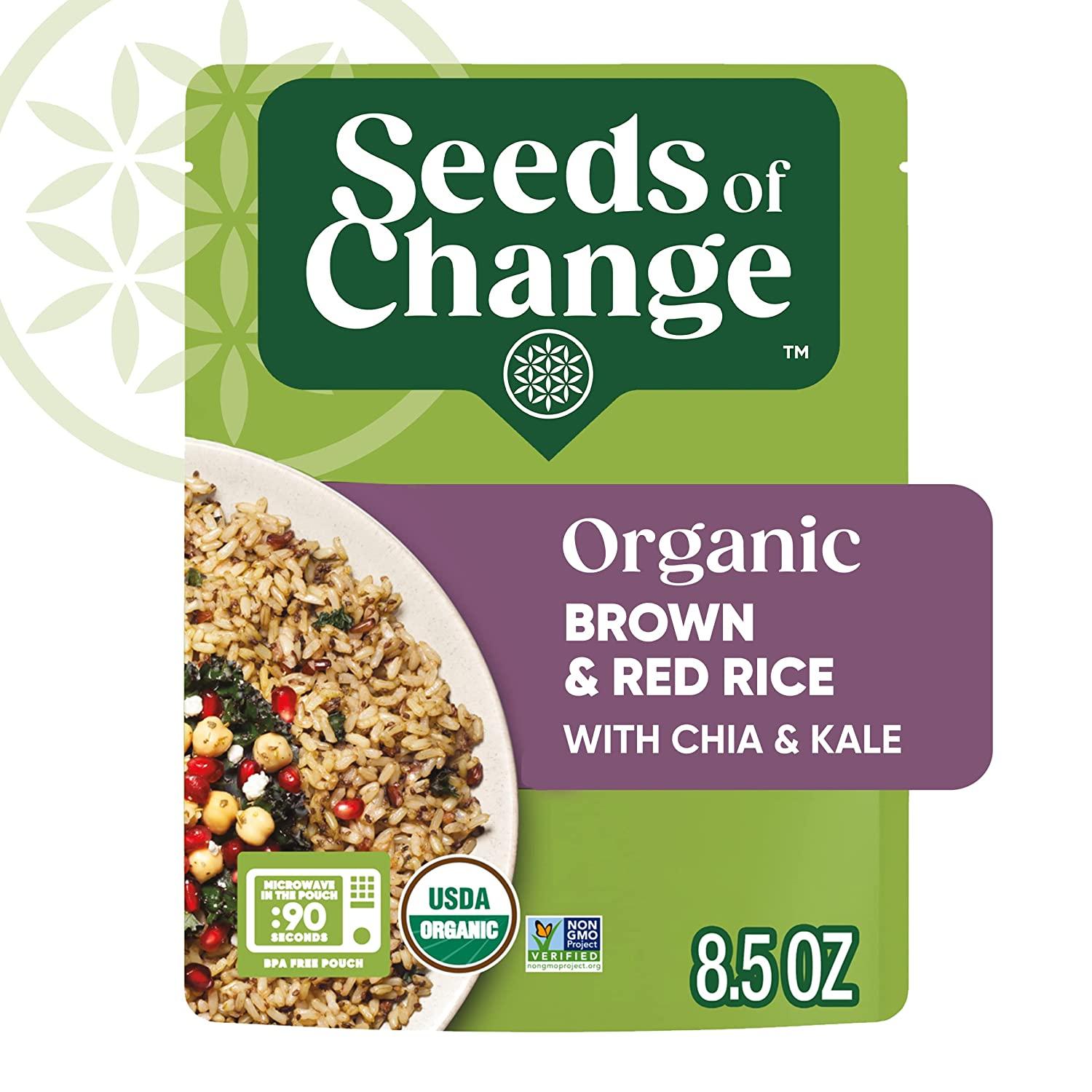 Seeds of Change Certified Organic Brown Rice with Kale 12 Pack for $13.91 Shipped