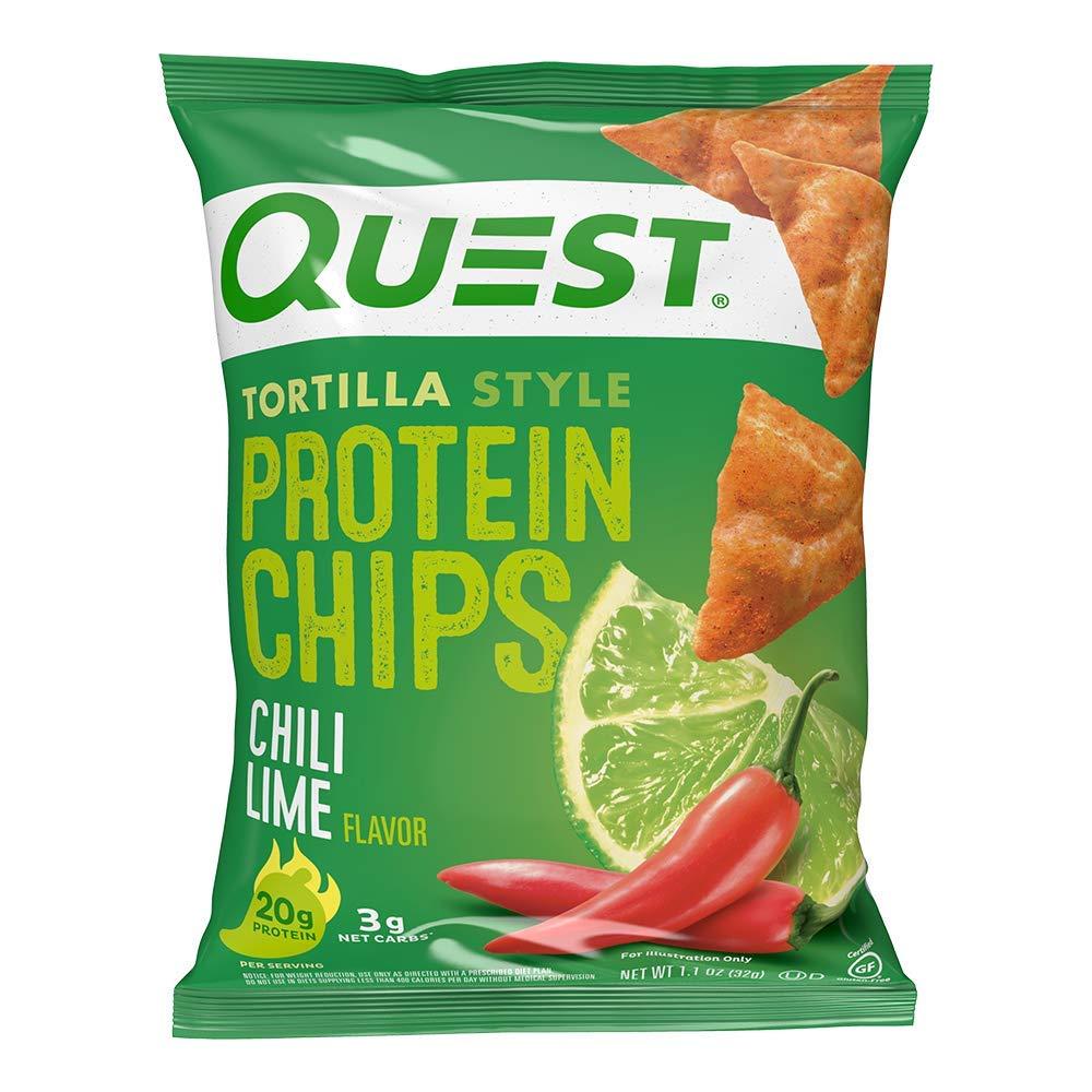 Quest Nutrition Tortilla Style Protein Chips Chili Lime 12 Pack for $16.55 Shipped