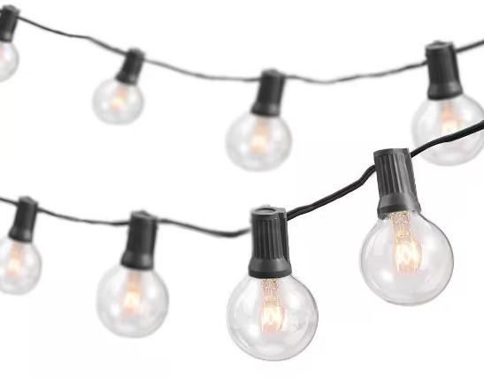 Newhouse Lighting String Lights with 55 G40 Bulbs for $19.99 Shipped