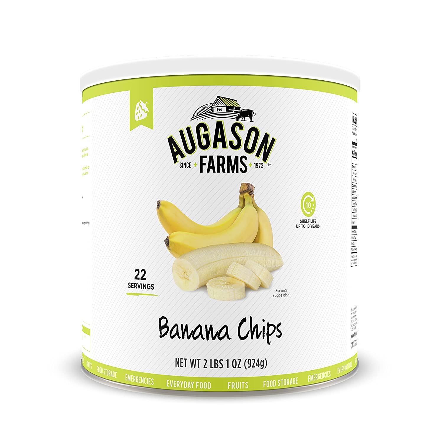 Augason Farms Banana Chips 2Lbs for $9.98