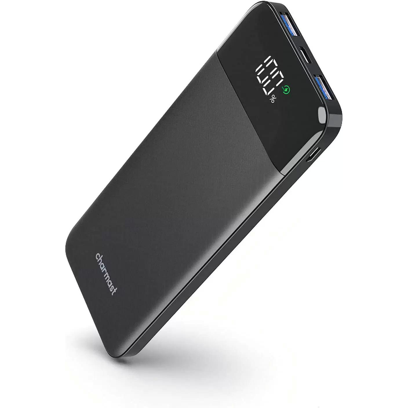 10400mAh Charmast USB-A USB-C Power Bank Battery Phone Recharger for $13.99