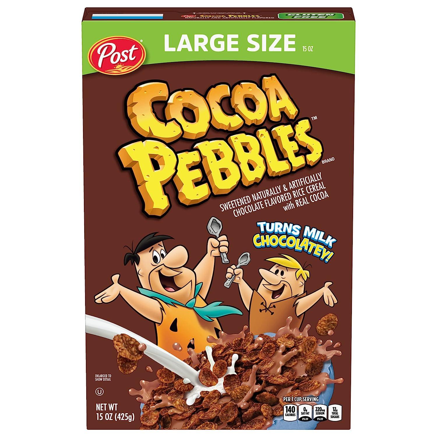 Post Cocoa Pebbles Breakfast Cereal for $2.72 Shipped