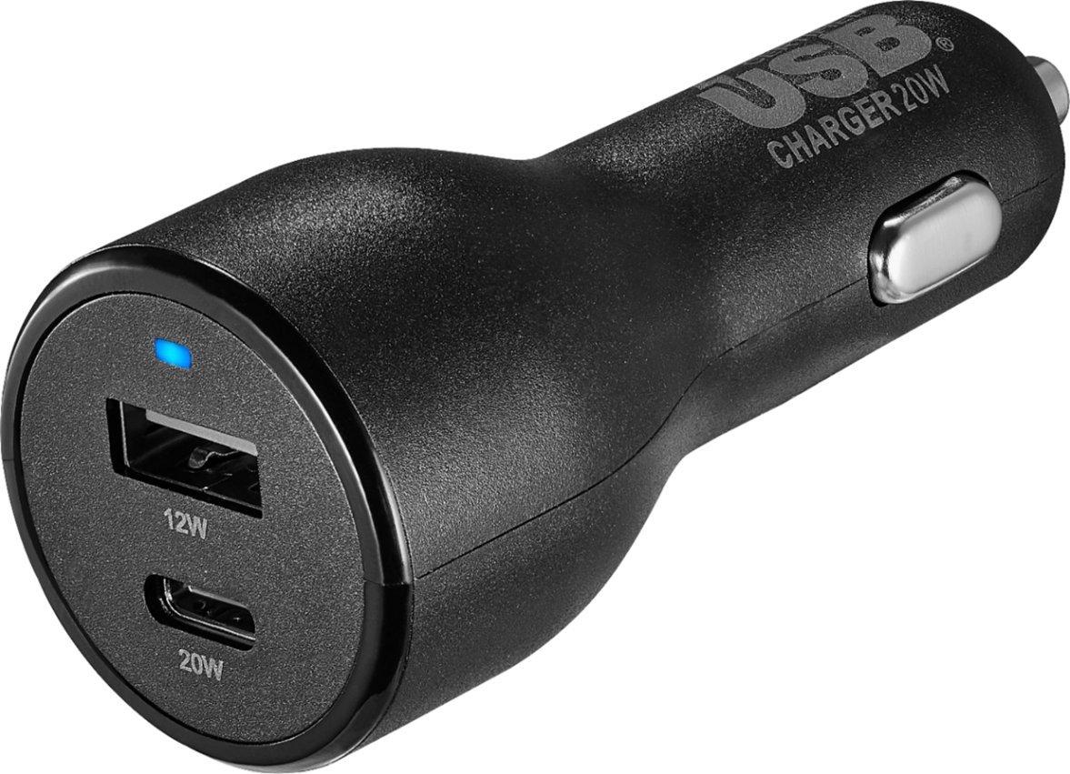 Best Buy Essentials 32W Vehicle Charger with USB-C and USB Port for $6.99