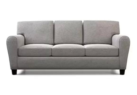 Brookside Abby 88in Upholstered 3-Seater Rolled Arm Sofa for $385 Shipped
