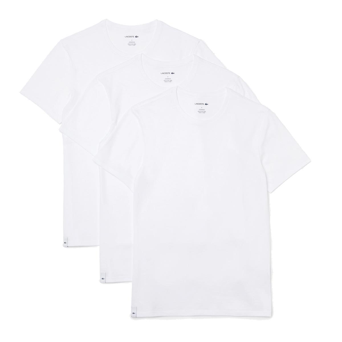 Lacoste Mens Slim Fit Cotton Jersey T-Shirts 3-Pack for $12.59 Shipped