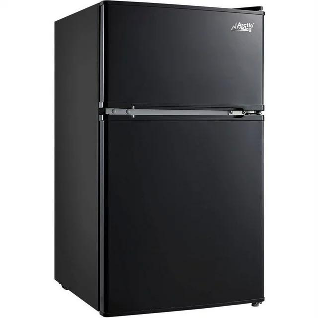 Arctic King Two Door Mini Fridge with Freezer for $102 Shipped
