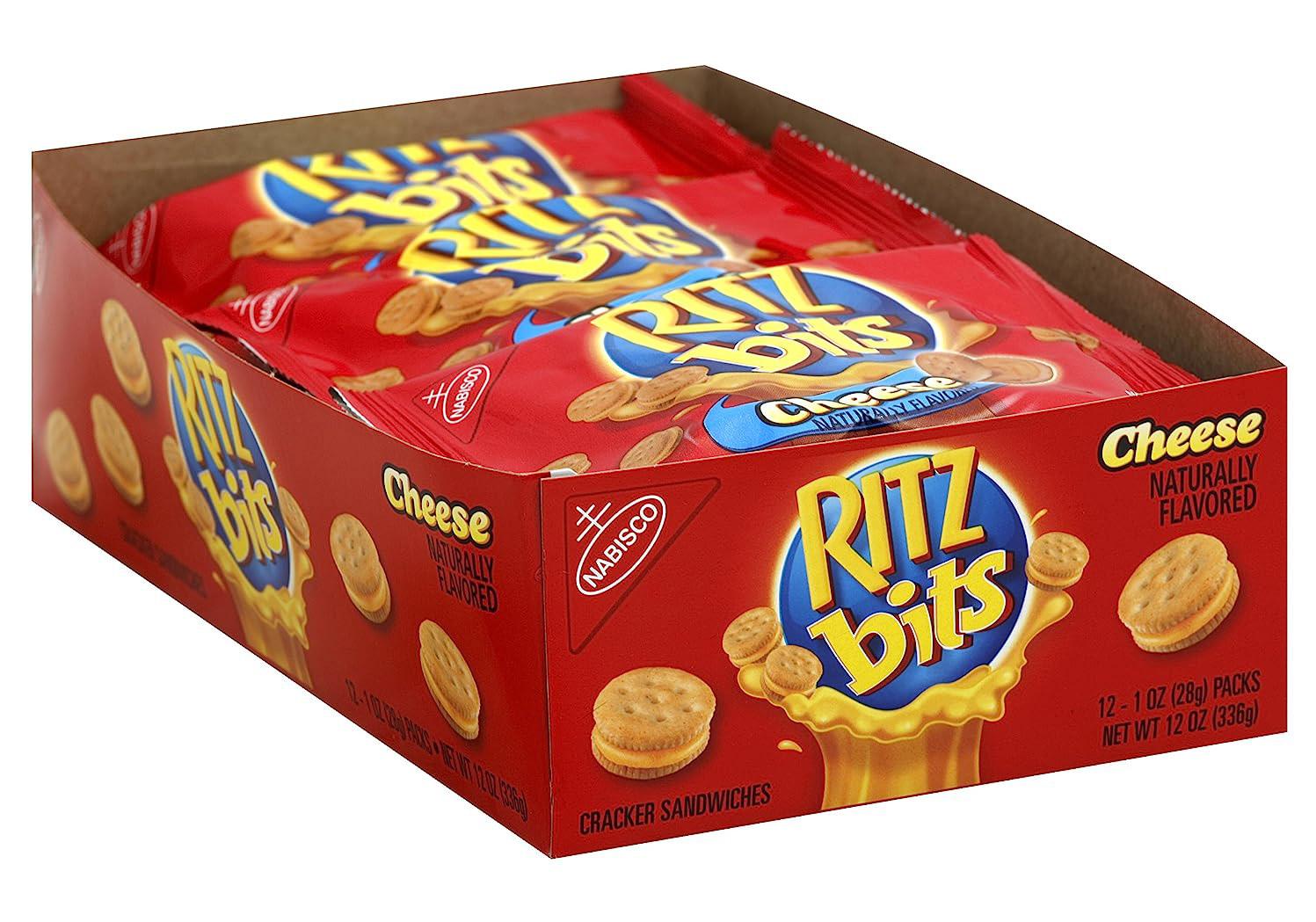 Ritz Bits Cheese Sandwich Crackers Snack Packs for $11.88 Shipped