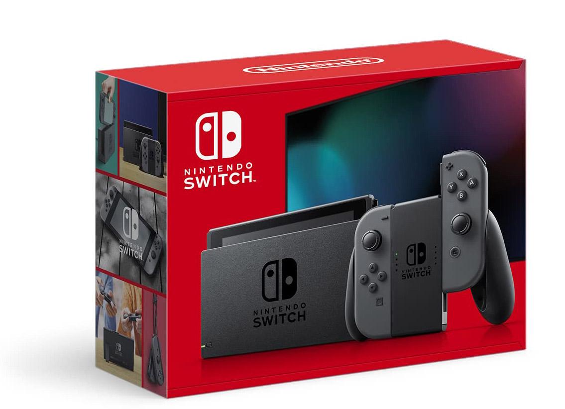 Nintendo Switch Console V2 32GB with Grey Joy-Cons for $233.84 Shipped