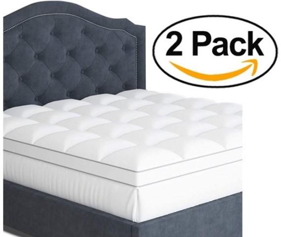 Sleep Mantra Mattress Toppers 2-Pack for $39.99