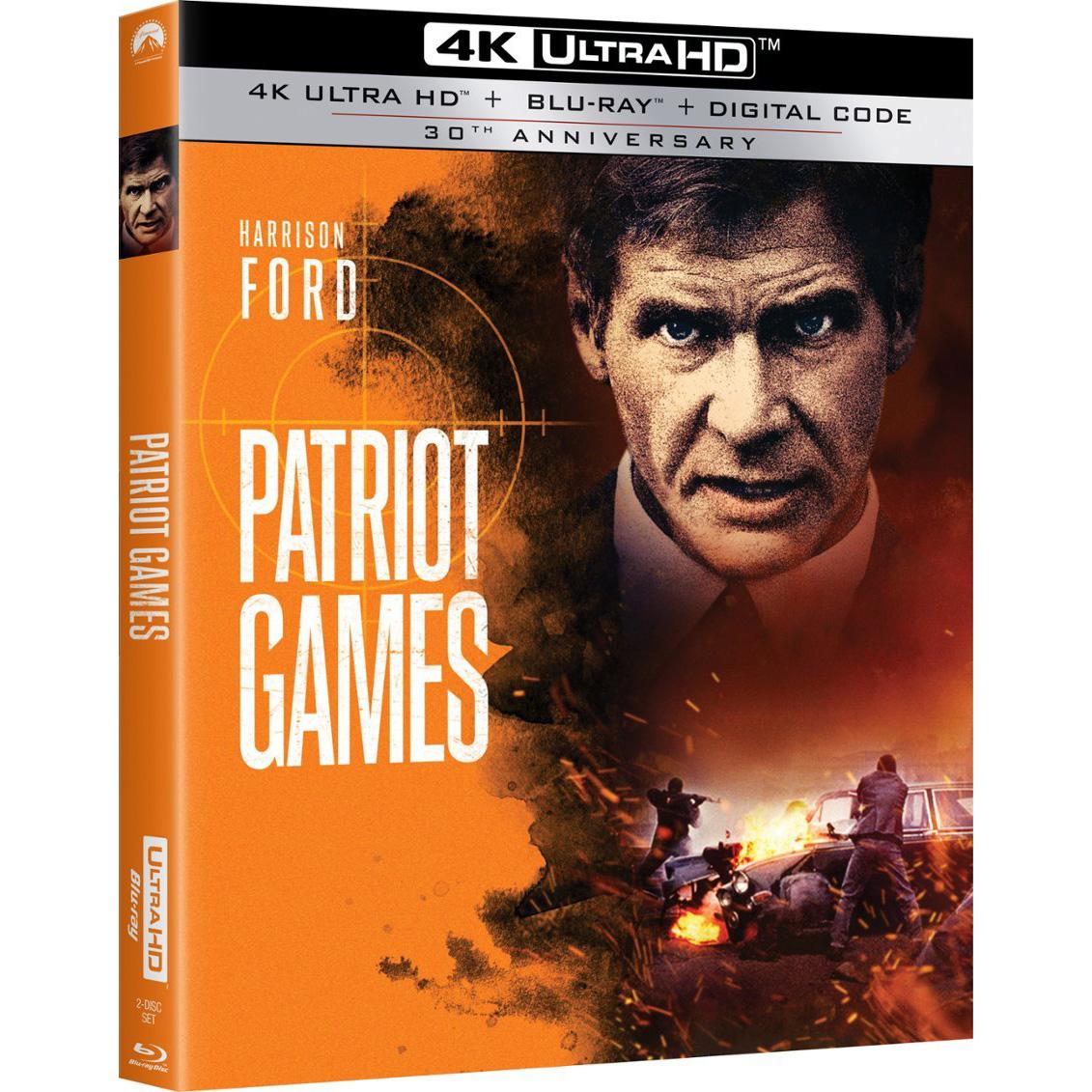 Patriot Games 4K Ultra HD + Blu-ray for $9.99 Shipped