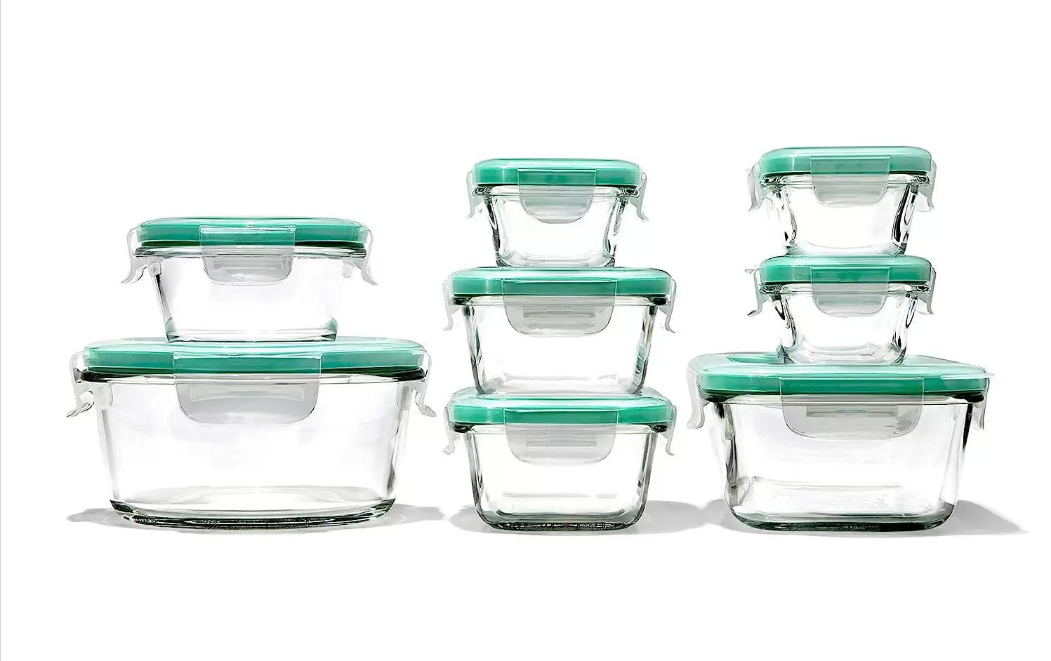 OXO Good Grips 16 Piece Glass Smart Seal Airtight Container Set for $36.22 Shipped