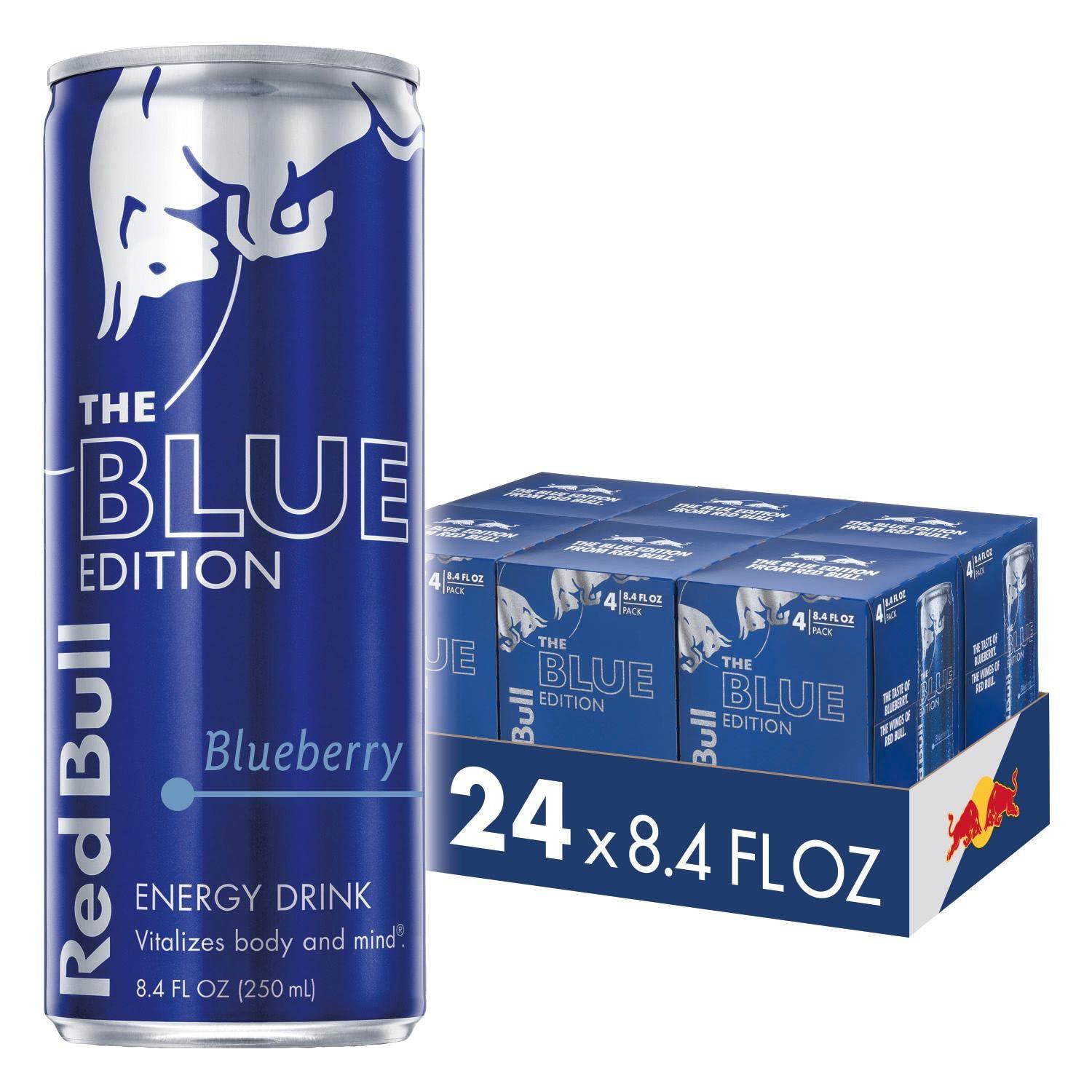 Red Bull Blue Edition Blueberry Energy Drinks 24 Pack for $25.48 Shipped