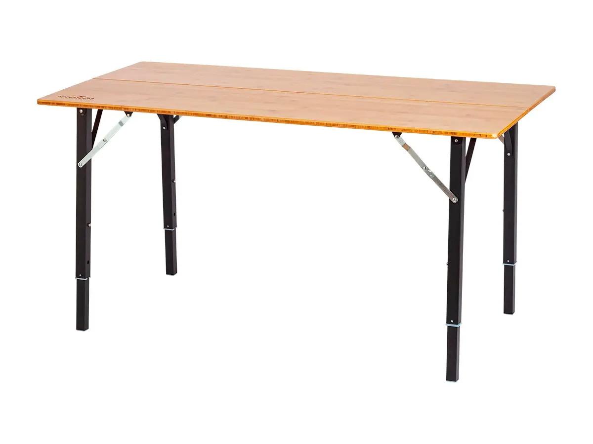 47in Monoprice Pure Outdoor Height-Adjustable Bamboo Folding Table for $36.99 Shipped