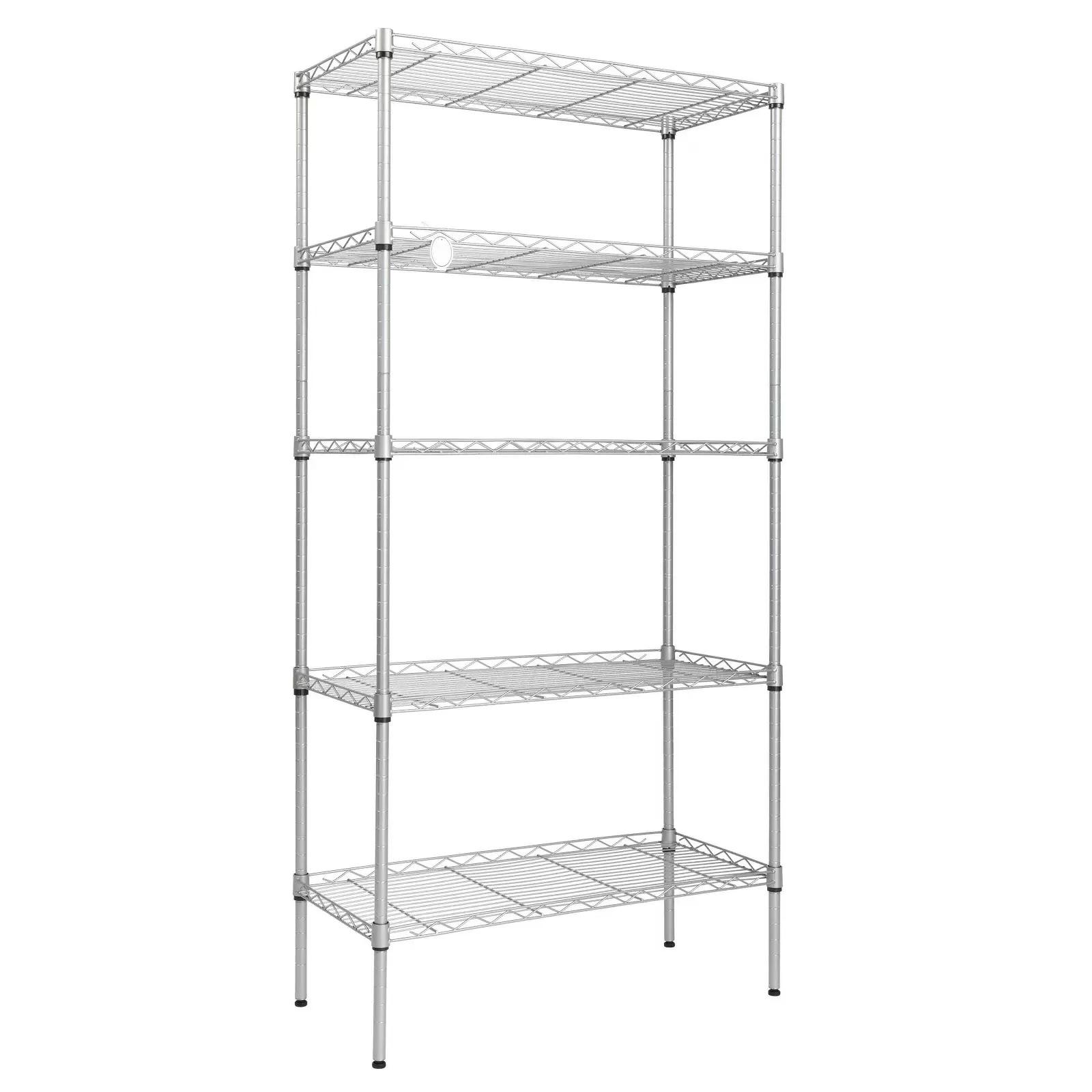 Ktaxon 5-Tier Wire Shelving Unit for $39.99 Shipped