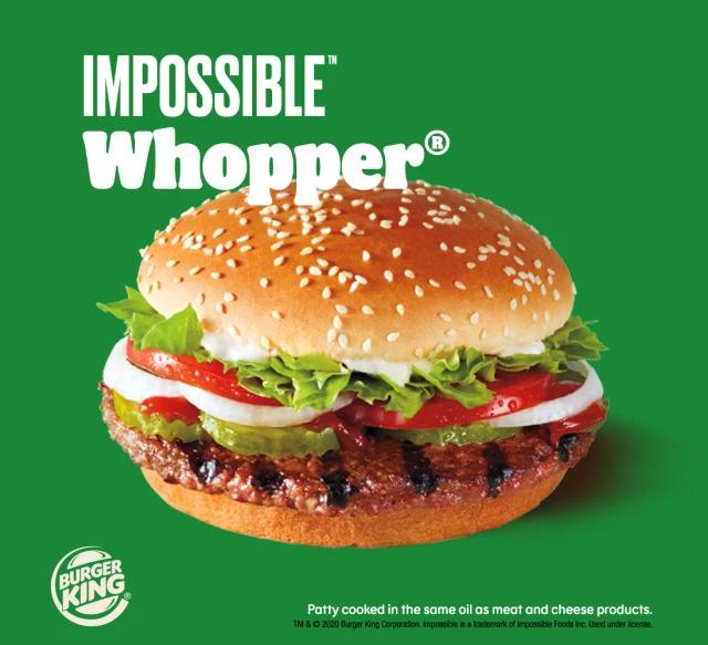 Free Burger King Impossible Burger When You Spend $3