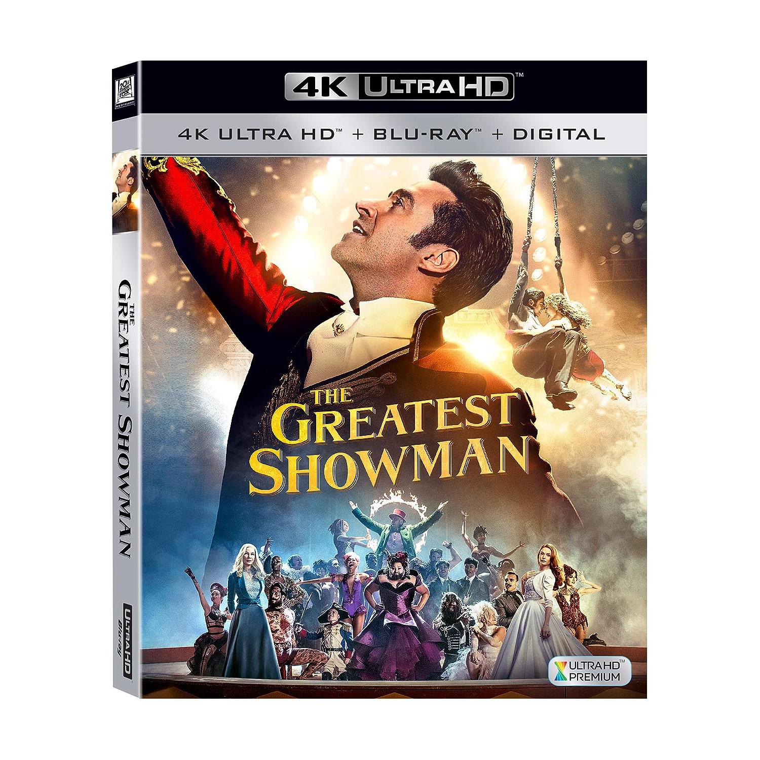 The Greatest Showman 4K UHD + Blu-ray for $6.99