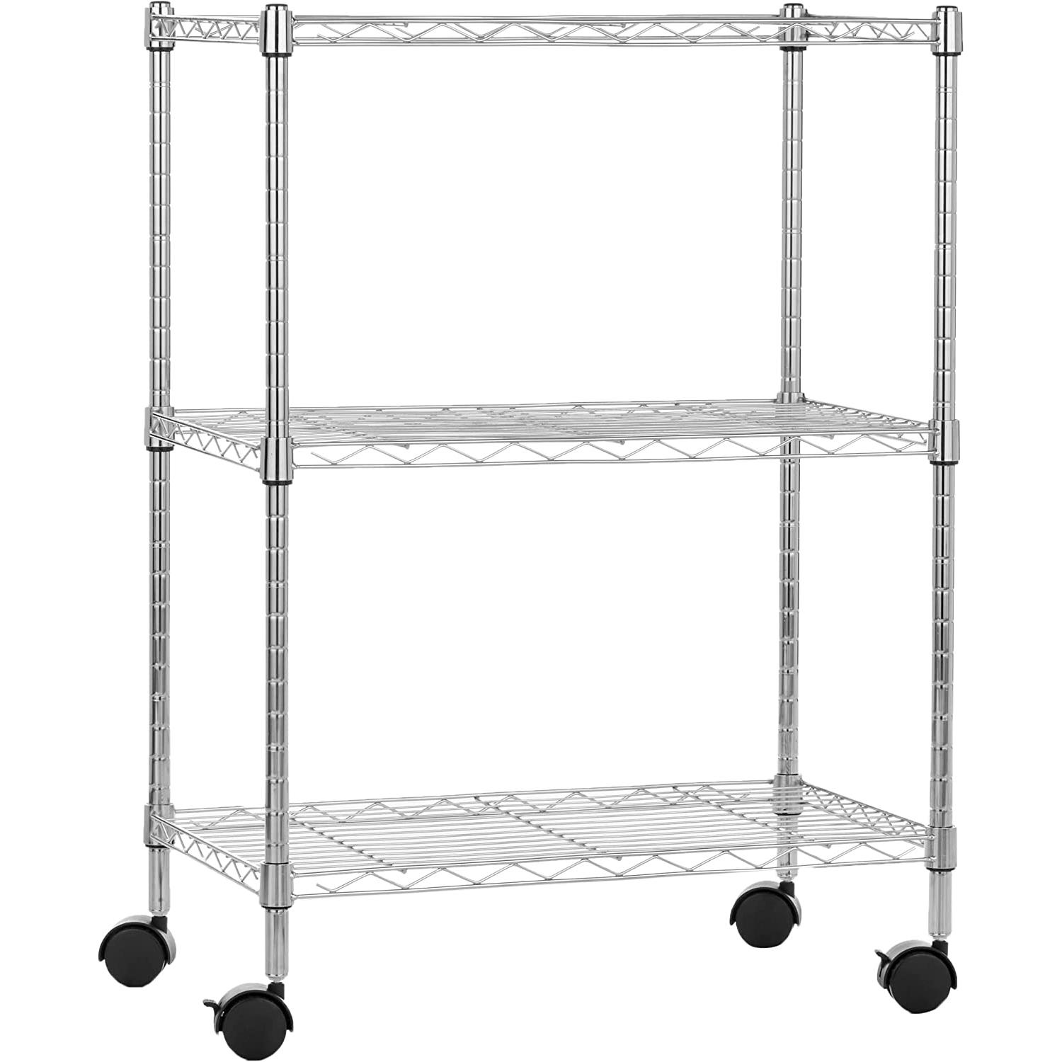 3-Shelf Amazon Basics Adjustable Heavy Duty Storage Shelving for $23.14