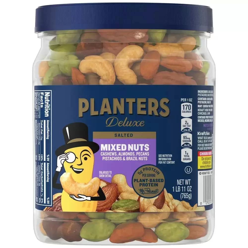 Planters Deluxe Mixed Nuts with Sea Salt for $6.98 Shipped