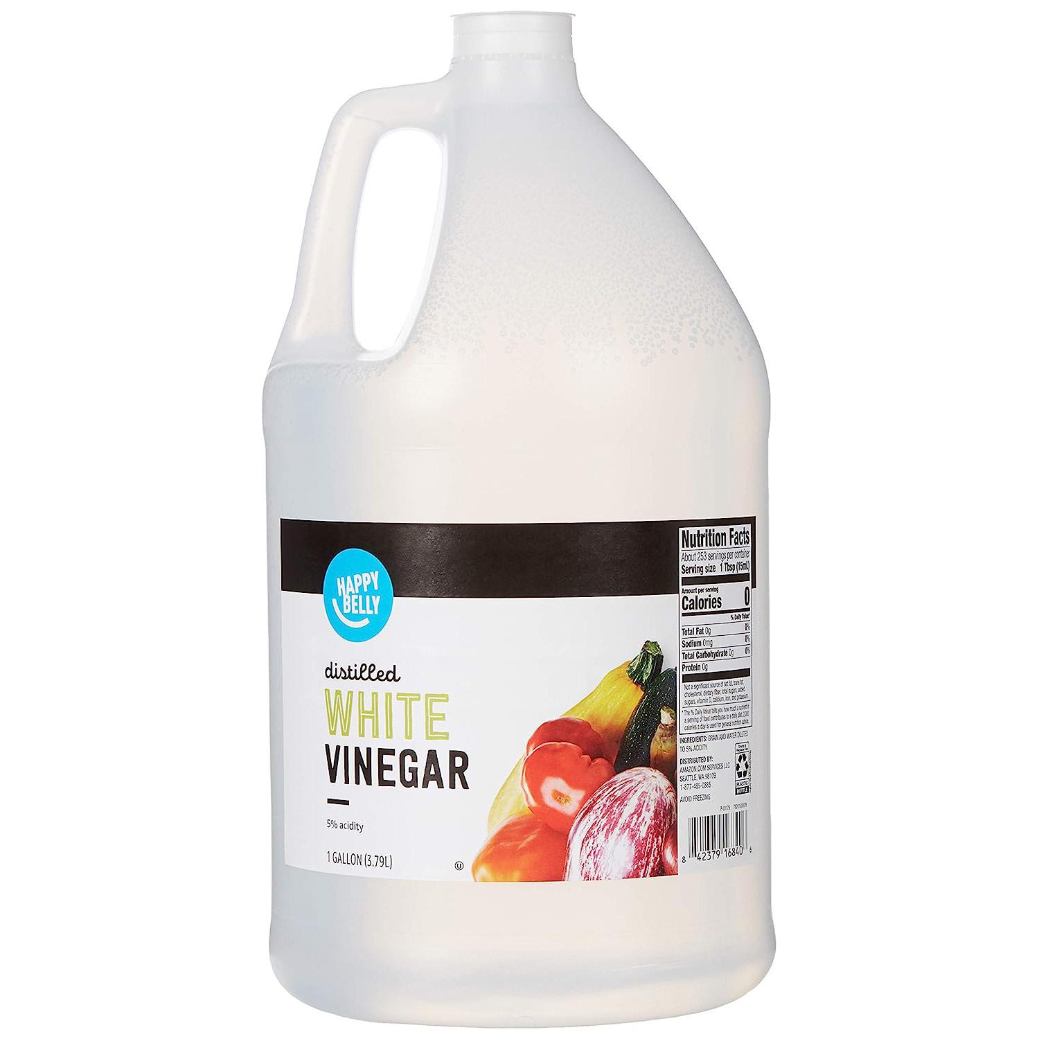 Happy Belly Distilled White Vinegar 128-Ounce for $3.79 Shipped