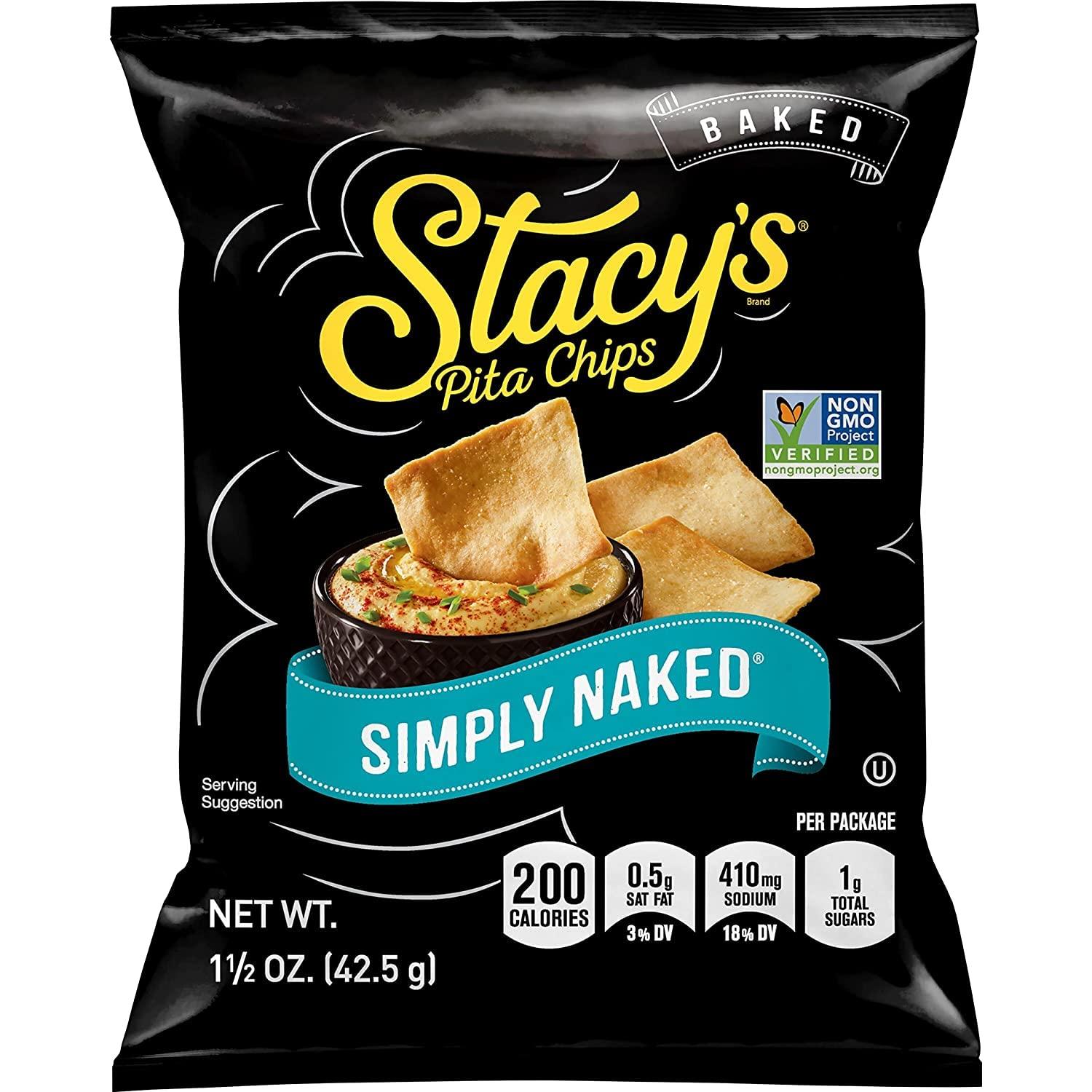 Stacys Simply Naked Pita Chips 24 Pack for $12.91 Shipped