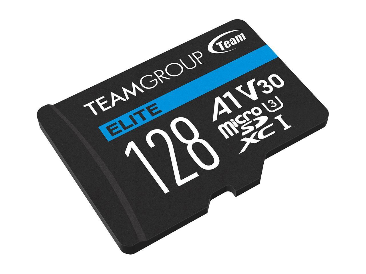 128GB Team Group Elite UHS-I U3 4K UHD microSDXC Memory Card for $6.99 Shipped