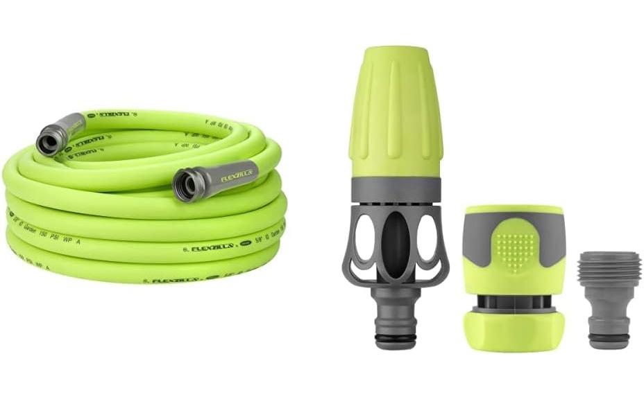 Flexzilla Garden Hose 5/8 50ft Garden Hose with Nozzle Kit for $35.93 Shipped