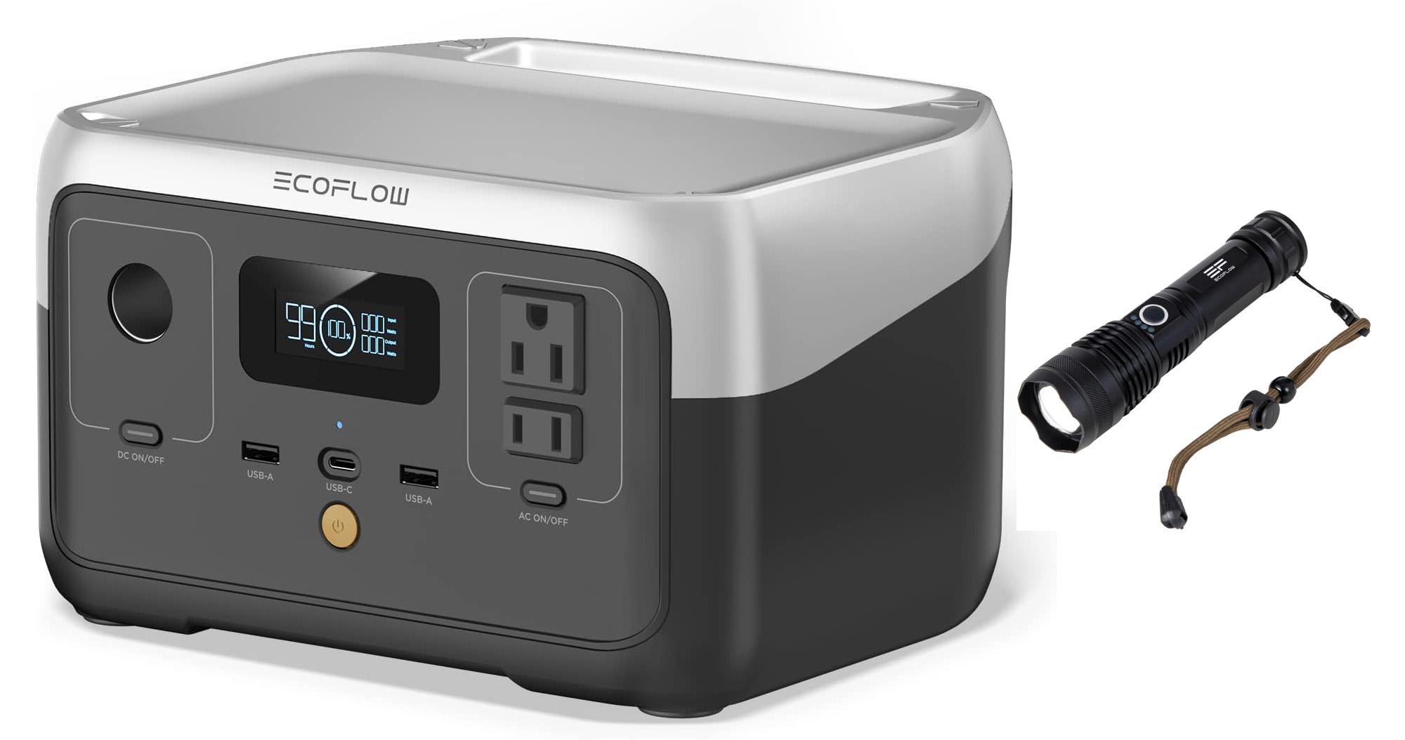 EF Ecoflow 256Wh Portable Power Station River 2 + Flashlight for $177.05 Shipped