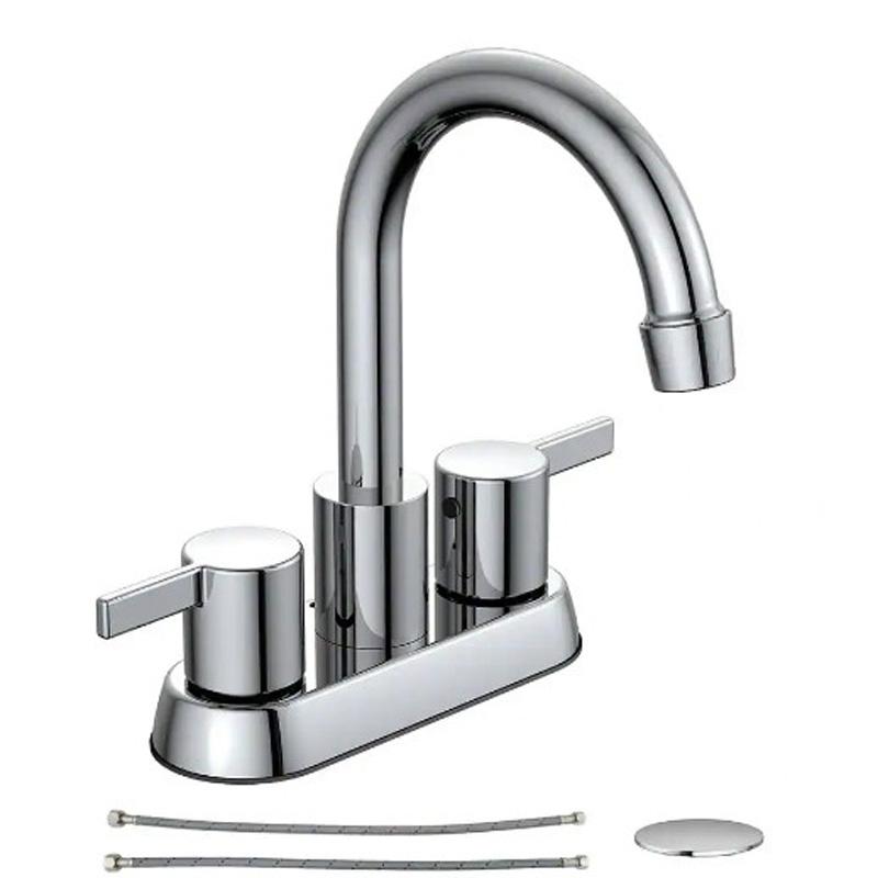 Garrick 4in Centerset 2-Handle Hgh-Arc Bathroom Faucet for $18.23 Shipped