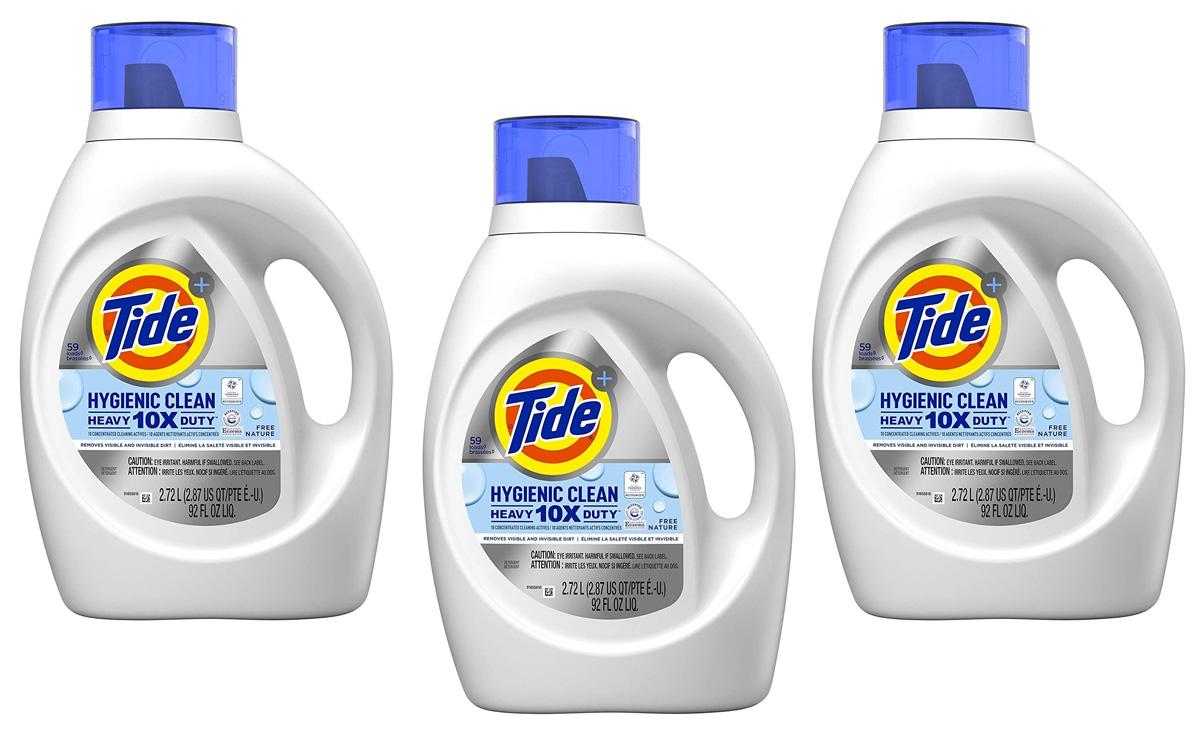 3 Tide Hygienic Clean Heavy Duty Liquid Laundry Detergent for $27.02 Shipped