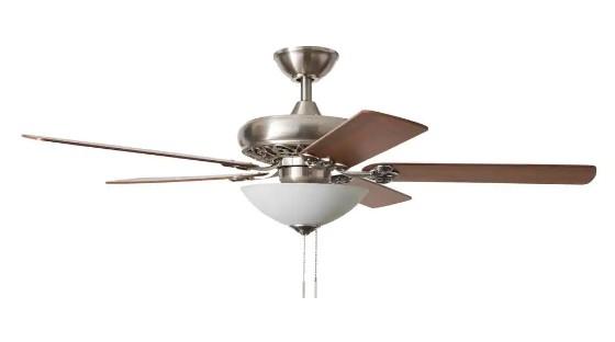 Hampton Bay Edelweiss Indoor Ceiling Fan with Light Kit for $52.38 Shipped