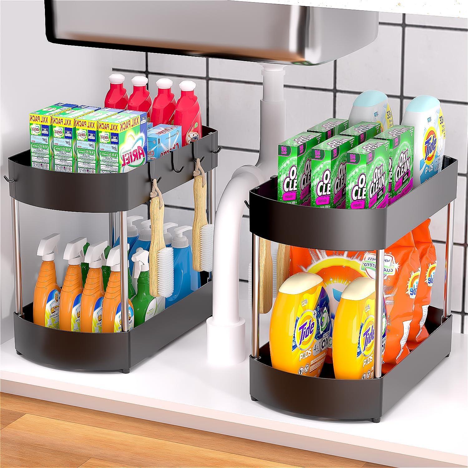 Under The Sink Organizer 2 Pack for $13.99