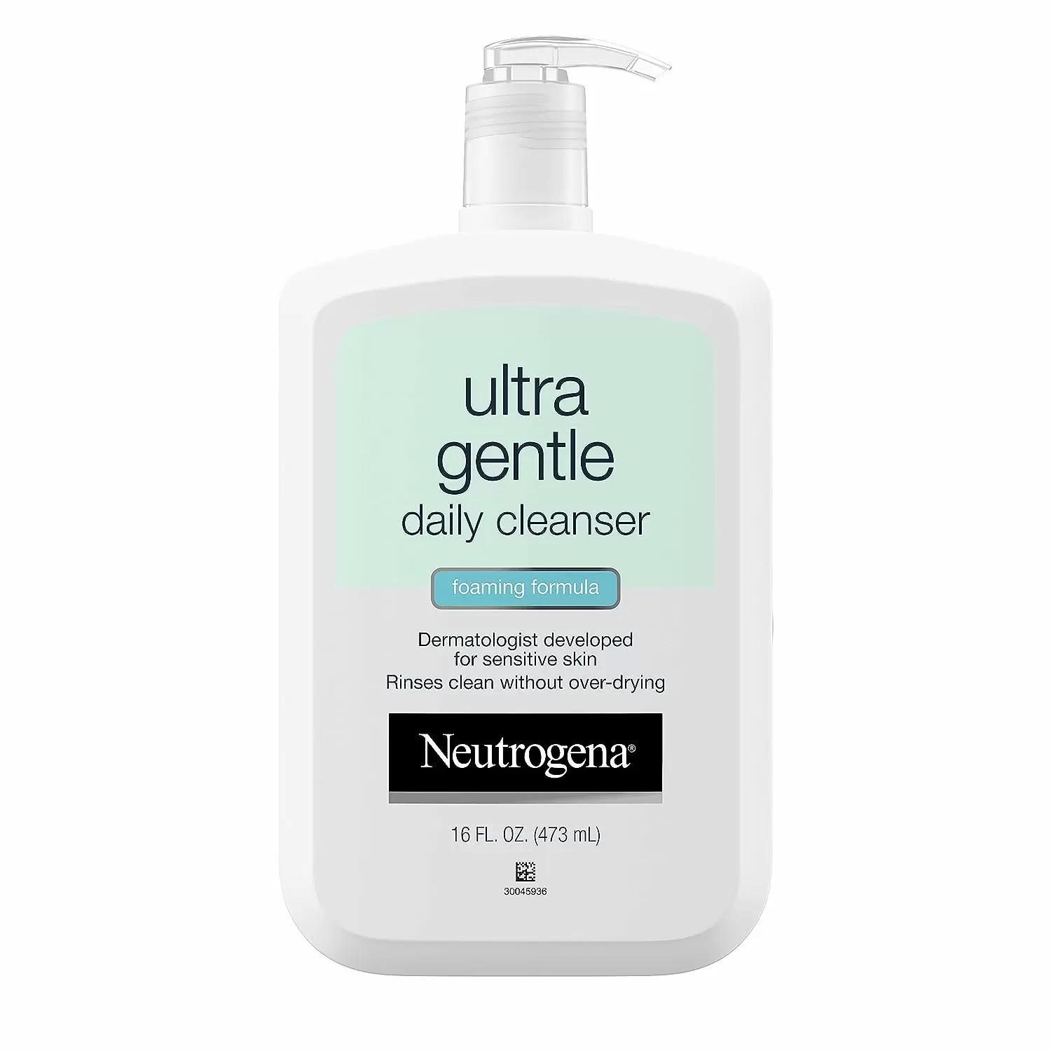 Neutrogena Ultra Gentle Foaming and Hydrating Face Wash for $7.35