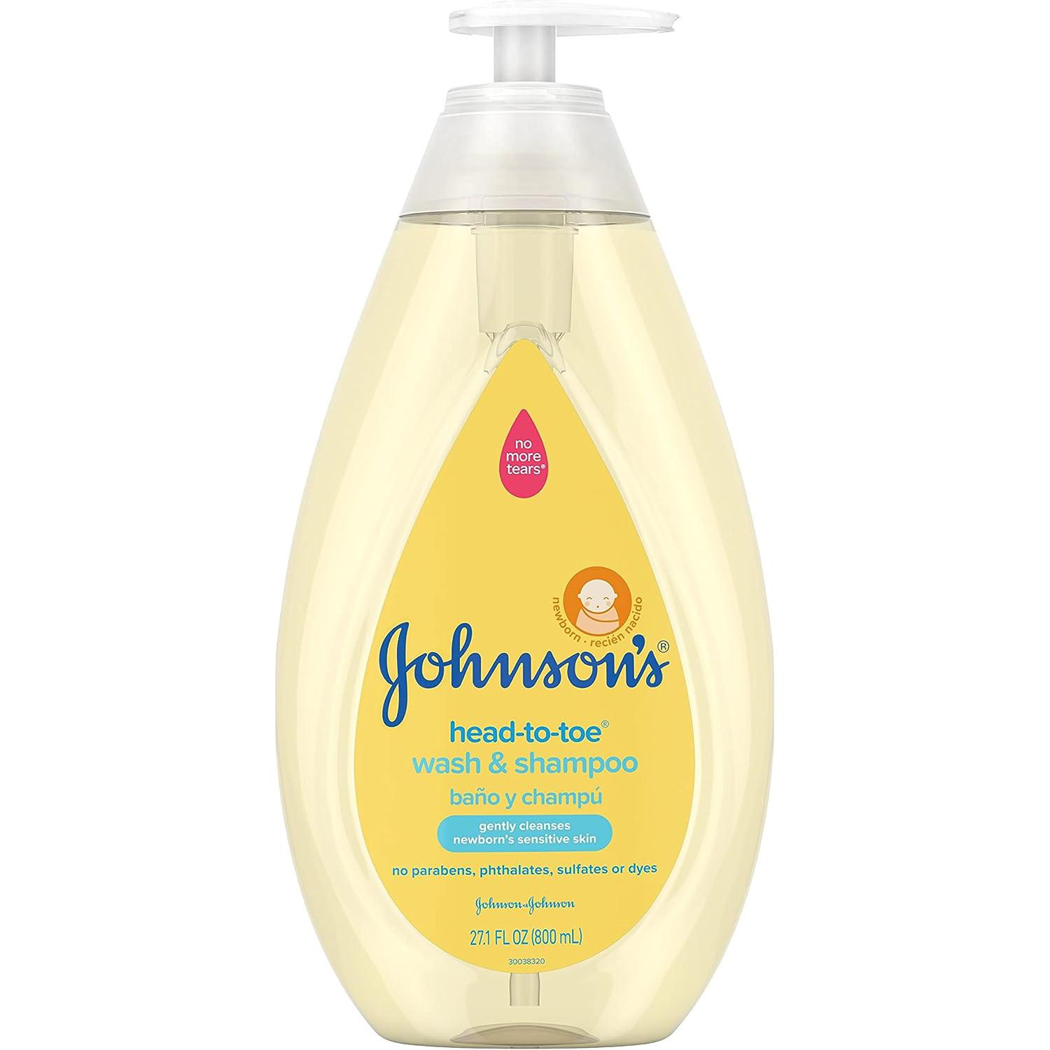 Johnsons Head-To-Toe Gentle Baby Body Wash and Shampoo for $4.94 Shipped