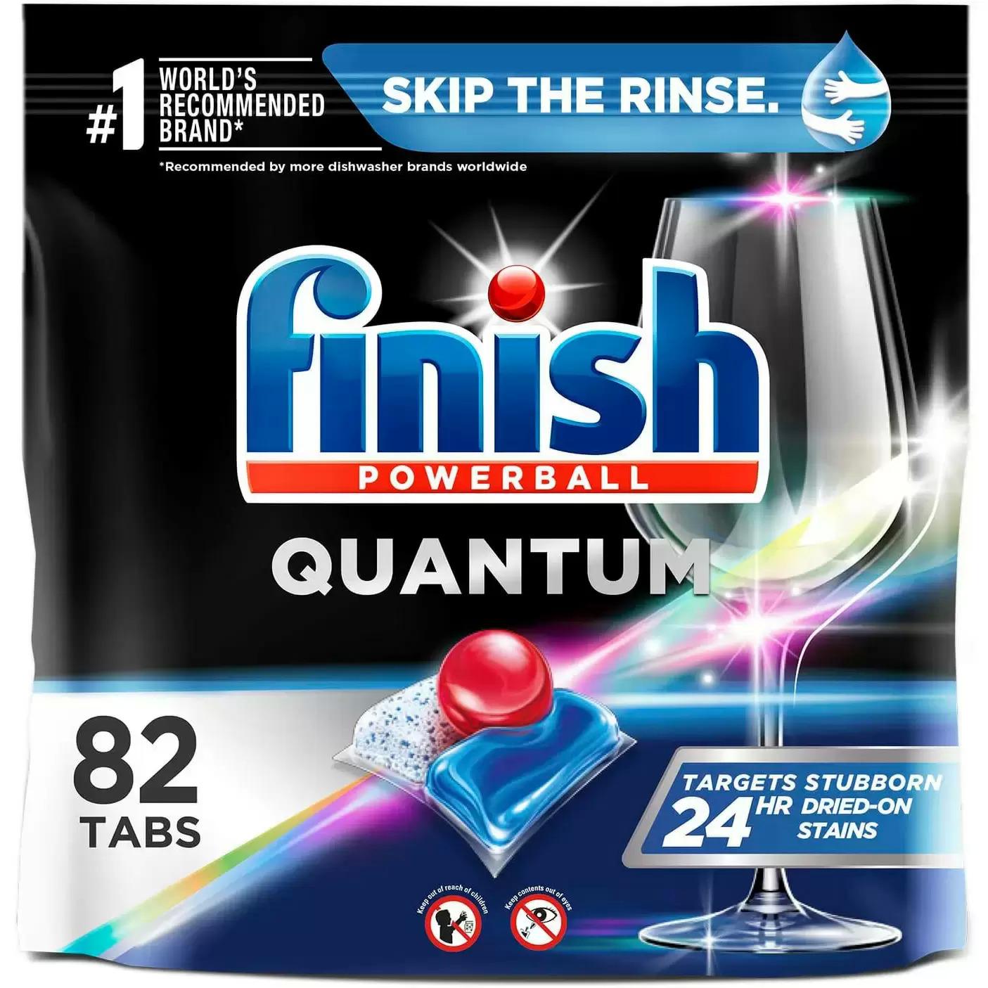 Finish Powerball Quantum Dishwasher Detergent Tablets 82 Pack for $13.93